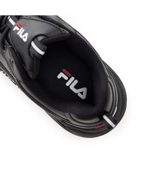 FILA(フィラ)の「RAYTONA SCRIPT / レイトナスクリプト(スニーカー・レディース・ブラック・23.5cm/23.0cm/24.5cm/22.5cm/28.0cm/26.0cm/25.0cm/24.0cm)」の7枚目の写真
