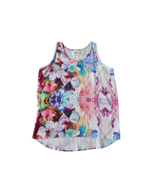 antiqua(アンティカ)の「花柄 水彩柄 レイヤード タンクトップ(タンクトップ・レディース・その他・ONESIZE)」の9枚目の写真