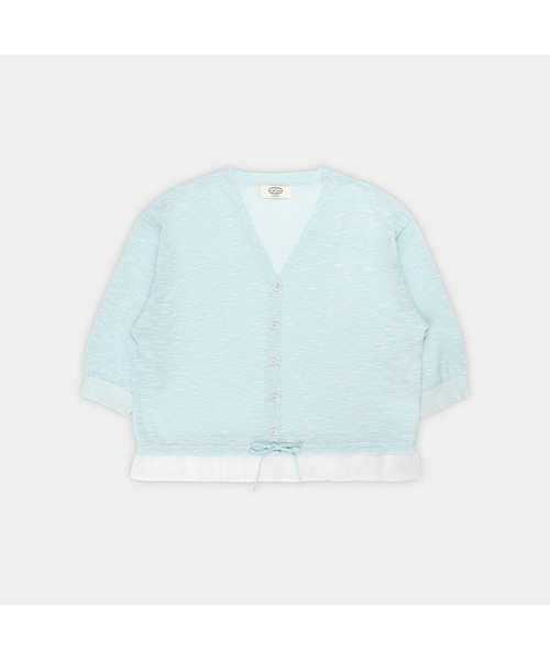 PIGMENT（ピグメント）の「ストリンググリッターシアー7部カーディガン (HHCD260499)（カーディガン/ボレロ・レディース・ブラック/オートミール/ミント・FREE）」の3枚目の写真
