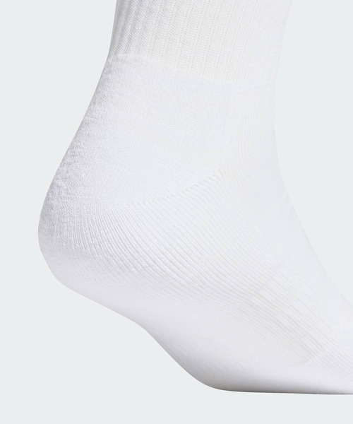 adidas(アディダス)の「クッション クルーソックス 3足組 / アディダス adidas(ソックス/靴下・メンズ・ホワイト・LARGE/kids-XXL/X-LARGE/SMALL/MEDIUM)」の4枚目の写真