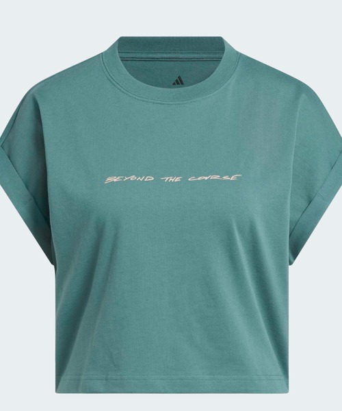 adidas(アディダス)の「ビヨンド ザ コース バックグラフィック Tシャツ【adidas Golf/アディダスゴルフ】(Tシャツ/カットソー・レディース・ブルー・XX-LARGE/LARGE/MEDIUM/X-LARGE/SMALL)」の6枚目の写真