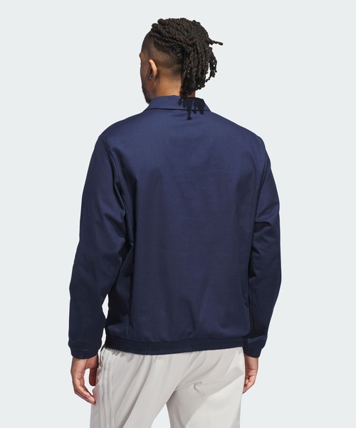 adidas(アディダス)の「オリジナルス ウインドジャケット【adidas Golf/アディダスゴルフ】(スウェット・メンズ・ネイビー・X-LARGE/3XL/LARGE/SMALL/MEDIUM/XX-LARGE)」の2枚目の写真