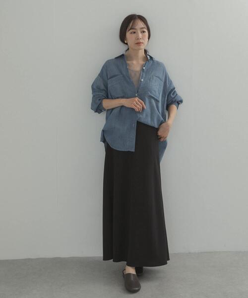 URBAN RESEARCH DOORS(アーバンリサーチドアーズ)の「テレコタンクトップ(タンクトップ・レディース・ブラック/オフホワイト/モカ・FREE)」の8枚目の写真