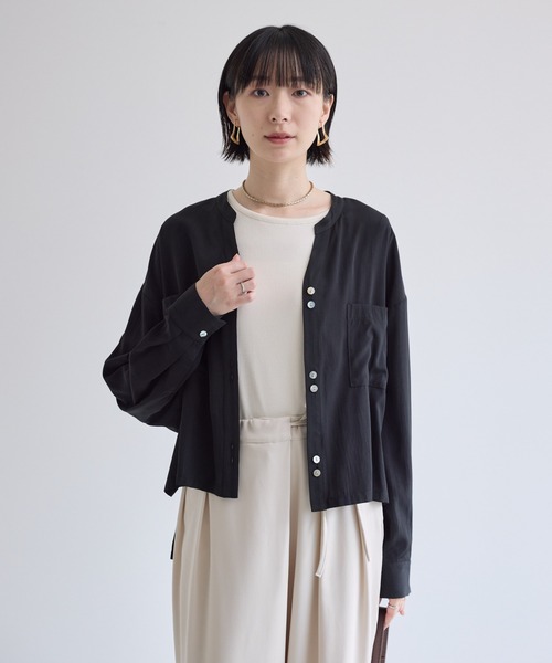 Paradise Picnic（パラダイスピクニック）の「バックレースブラウス（シャツ/ブラウス・レディース・ブラック/ホワイト/ブラウン・FREE）」の17枚目の写真