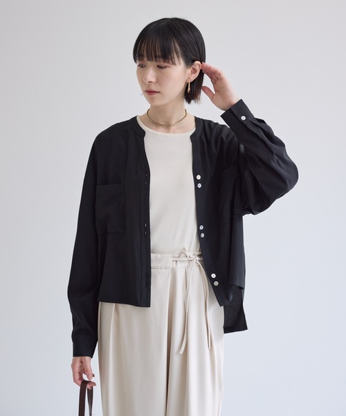 Paradise Picnic（パラダイスピクニック）の「バックレースブラウス（シャツ/ブラウス・レディース・ブラック/ホワイト/ブラウン・FREE）」の18枚目の写真