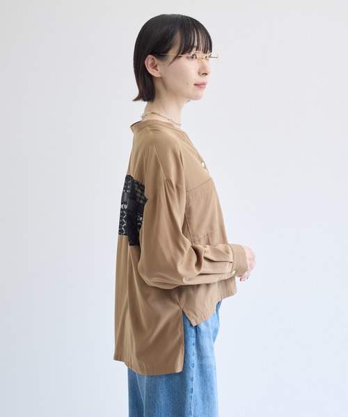 Paradise Picnic（パラダイスピクニック）の「バックレースブラウス（シャツ/ブラウス・レディース・ブラック/ホワイト/ブラウン・FREE）」の19枚目の写真