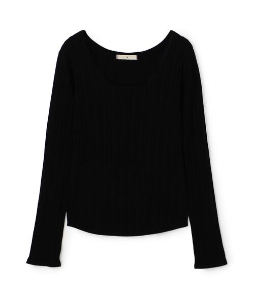 N.(N. Natural Beauty Basic)(エヌエヌナチュラルビューティーベーシック)の「アイレットニット(ニット/セーター・レディース・オフホワイト/イエロー/ブラック・フリ-)」の7枚目の写真