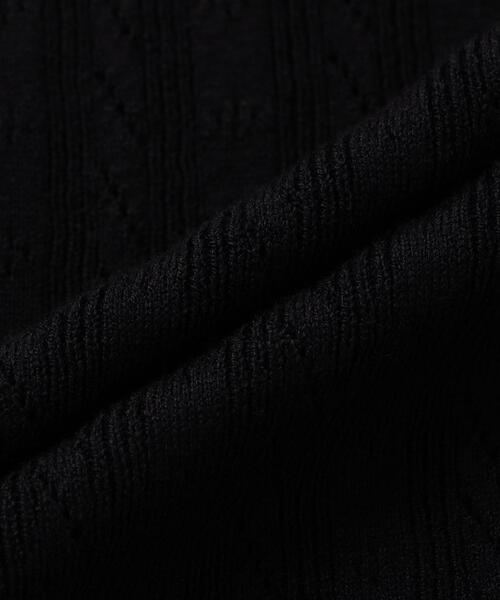 N.(N. Natural Beauty Basic)(エヌエヌナチュラルビューティーベーシック)の「アイレットニット(ニット/セーター・レディース・オフホワイト/イエロー/ブラック・フリ-)」の21枚目の写真