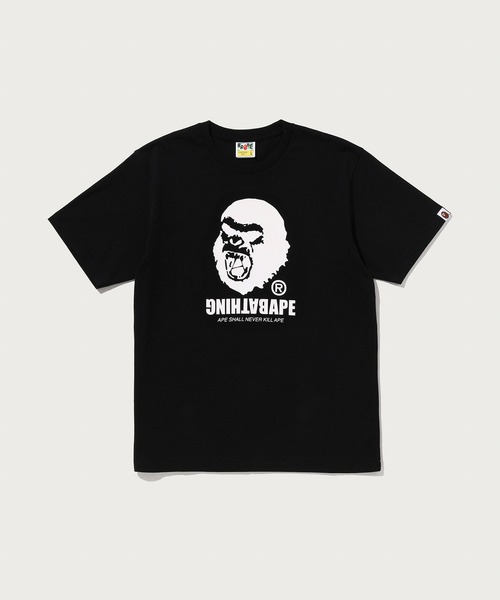 A BATHING APE(アベイシングエイプ)の「GRAFFITI APE HEAD TEE(Tシャツ/カットソー・メンズ・ブラック/グレー/ホワイト・MEDIUM/SMALL/X-LARGE/XX-LARGE/LARGE)」の1枚目の写真