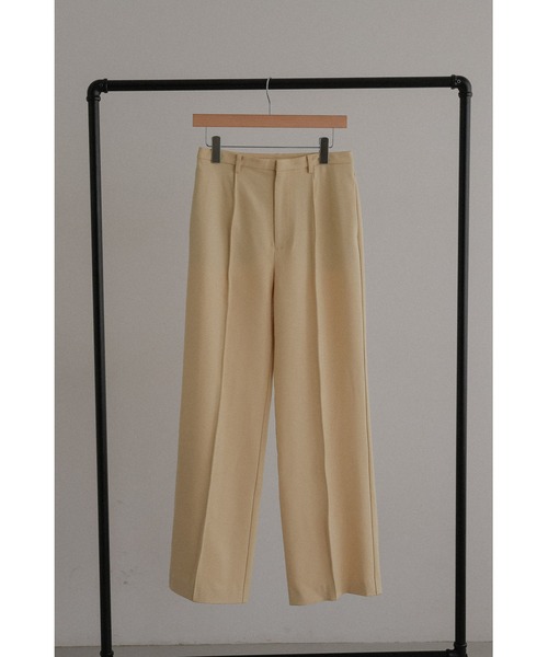 tento(テント)の「Pintuck Straight-Leg Trousers(スラックス・レディース・ブラック/イエロー/カーキ・36/38)」の12枚目の写真
