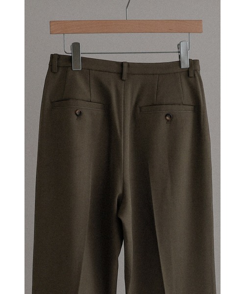tento(テント)の「Pintuck Straight-Leg Trousers(スラックス・レディース・ブラック/イエロー/カーキ・36/38)」の20枚目の写真