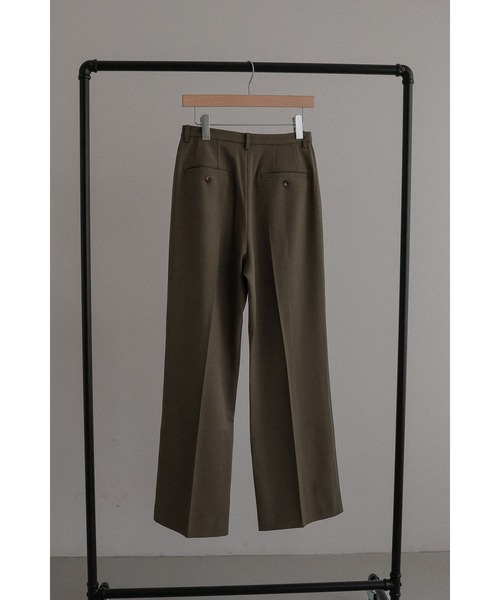 tento(テント)の「Pintuck Straight-Leg Trousers(スラックス・レディース・ブラック/イエロー/カーキ・36/38)」の19枚目の写真
