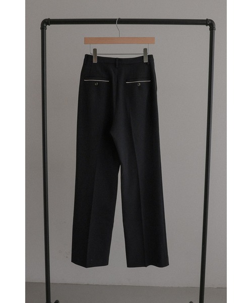 tento(テント)の「Pintuck Straight-Leg Trousers(スラックス・レディース・ブラック/イエロー/カーキ・36/38)」の22枚目の写真