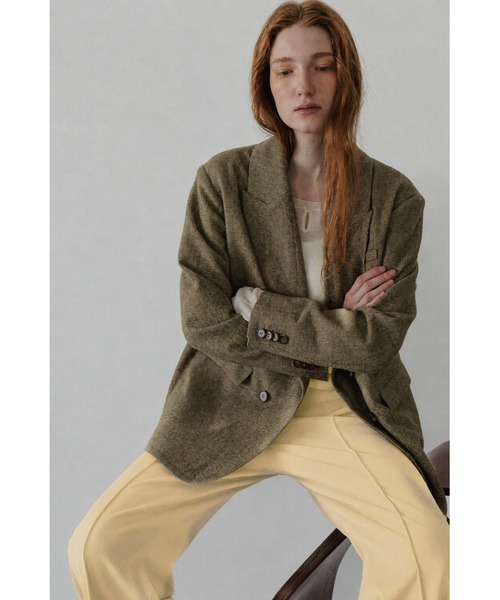 tento(テント)の「Pintuck Straight-Leg Trousers(スラックス・レディース・ブラック/イエロー/カーキ・36/38)」の9枚目の写真