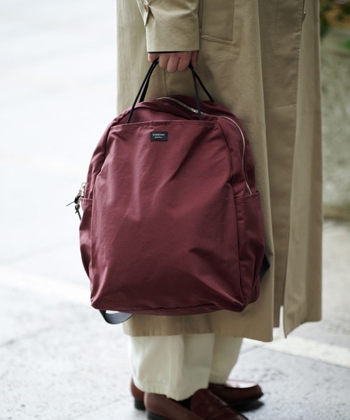STANDARD SUPPLY(スタンダードサプライ)の「スタンダードサプライ / SIMPLICITY シンプリシティ / 26FW限定カラーWALLABY ワラビー(バックパック/リュック・レディース・ボルドー・FREE)」の8枚目の写真