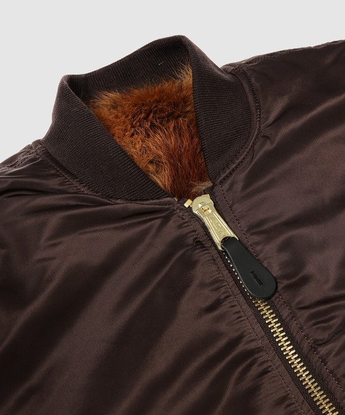 BLESS(ブレス)の「Richmanpoorman Bomber(MA-1・メンズ・ブラウン・M)」の3枚目の写真