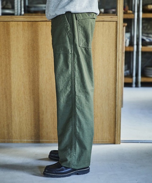 orSlow(オアスロウ)の「orSlow/オアスロウ VINTAGE FIT FATIGUE PANTS ヴィンテージフィット ファティーグパンツ ベイカーパンツ ワーク アメカジ 2026年秋冬 秋服(その他パンツ・メンズ・オリーブ・2/3/4)」の20枚目の写真