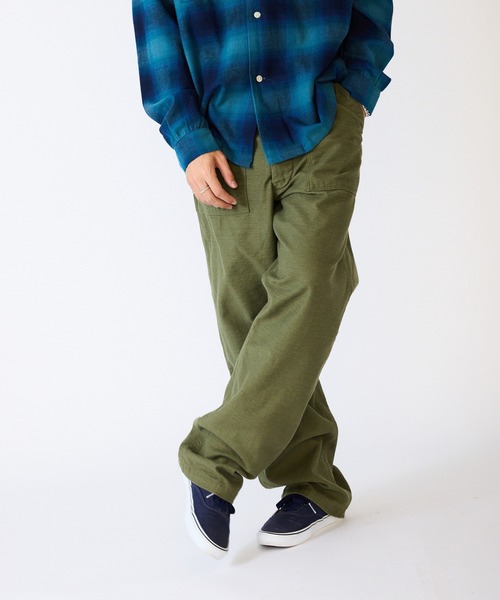 orSlow(オアスロウ)の「orSlow/オアスロウ VINTAGE FIT FATIGUE PANTS ヴィンテージフィット ファティーグパンツ ベイカーパンツ ワーク アメカジ 2026年秋冬 秋服(その他パンツ・メンズ・オリーブ・2/3/4)」の15枚目の写真