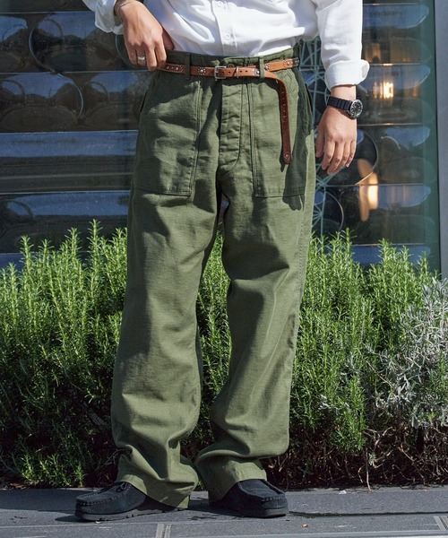 orSlow(オアスロウ)の「orSlow/オアスロウ VINTAGE FIT FATIGUE PANTS ヴィンテージフィット ファティーグパンツ ベイカーパンツ ワーク アメカジ 2026年秋冬 秋服(その他パンツ・メンズ・オリーブ・2/3/4)」の8枚目の写真
