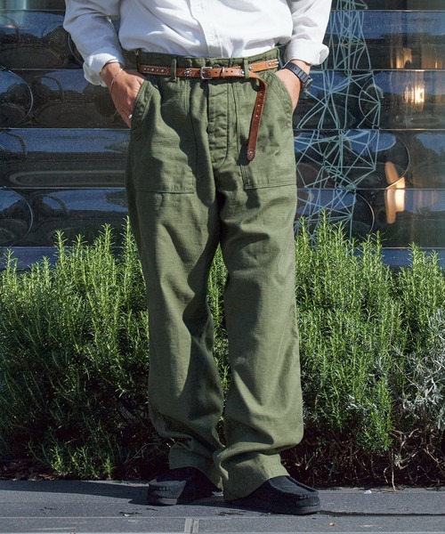 orSlow(オアスロウ)の「orSlow/オアスロウ VINTAGE FIT FATIGUE PANTS ヴィンテージフィット ファティーグパンツ ベイカーパンツ ワーク アメカジ 2026年秋冬 秋服(その他パンツ・メンズ・オリーブ・2/3/4)」の7枚目の写真