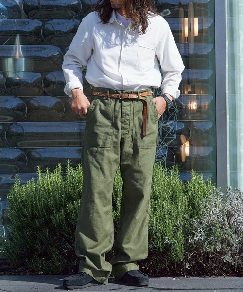 orSlow(オアスロウ)の「orSlow/オアスロウ VINTAGE FIT FATIGUE PANTS ヴィンテージフィット ファティーグパンツ ベイカーパンツ ワーク アメカジ 2026年秋冬 秋服(その他パンツ・メンズ・オリーブ・2/3/4)」の5枚目の写真