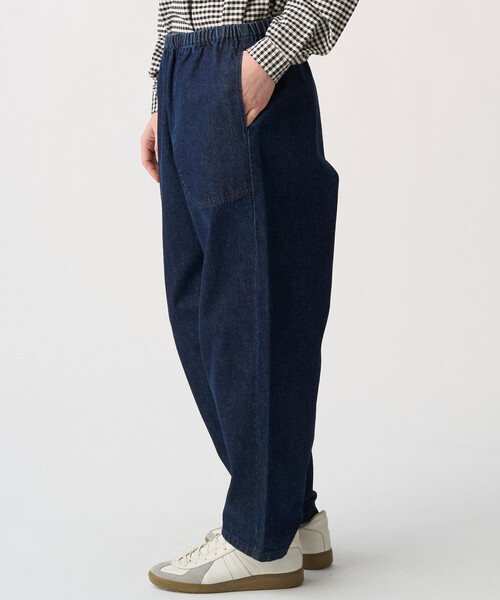 DANTON（ダントン）の「Women's Denim Easy Pants（デニムパンツ・レディース・ダークインディゴブルー・38/36）」の7枚目の写真
