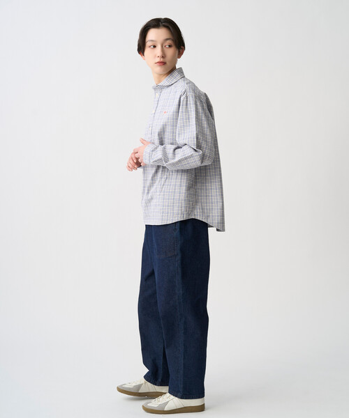DANTON（ダントン）の「Women's Denim Easy Pants（デニムパンツ・レディース・ダークインディゴブルー・38/36）」の5枚目の写真