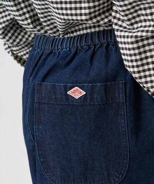 DANTON（ダントン）の「Women's Denim Easy Pants（デニムパンツ・レディース・ダークインディゴブルー・38/36）」の3枚目の写真