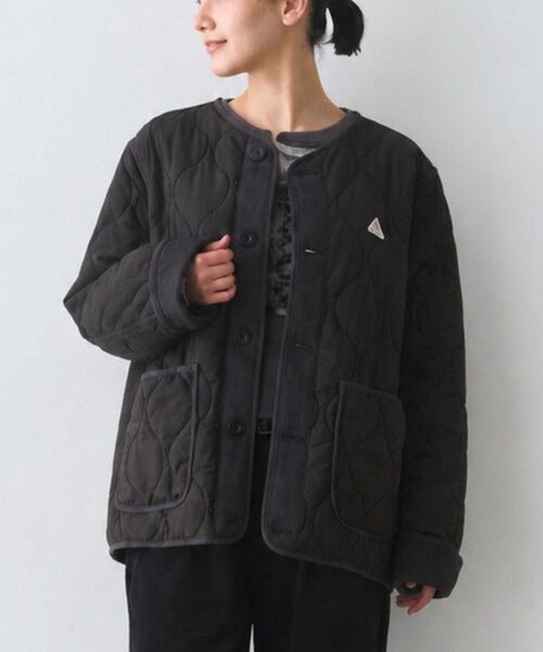 GEVACO(ゲバコ)の「【GEVACO】キルティングショートJKT(ブルゾン・メンズ・カーキ/ブラック・LARGE/MEDIUM)」の12枚目の写真