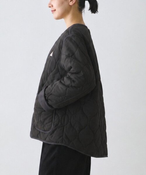 GEVACO(ゲバコ)の「【GEVACO】キルティングショートJKT(ブルゾン・メンズ・カーキ/ブラック・LARGE/MEDIUM)」の13枚目の写真
