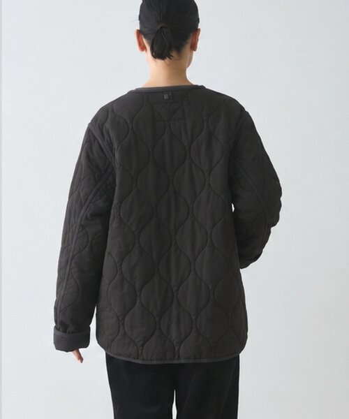GEVACO(ゲバコ)の「【GEVACO】キルティングショートJKT(ブルゾン・メンズ・カーキ/ブラック・LARGE/MEDIUM)」の14枚目の写真