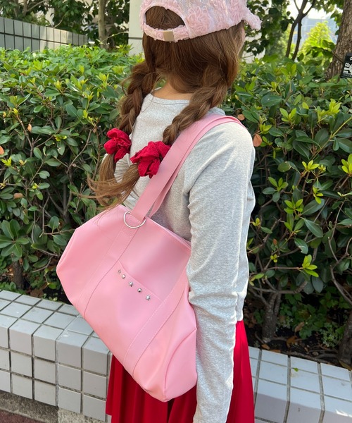 WC(ダブル シー)の「スタッズジェリードラムバッグ(ドラムバッグ・レディース・グリーン系その他/ピンク・FREE)」の11枚目の写真