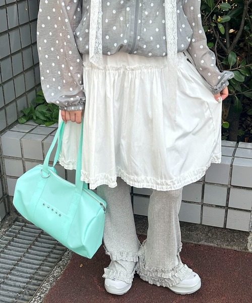 WC(ダブル シー)の「スタッズジェリードラムバッグ(ドラムバッグ・レディース・グリーン系その他/ピンク・FREE)」の5枚目の写真