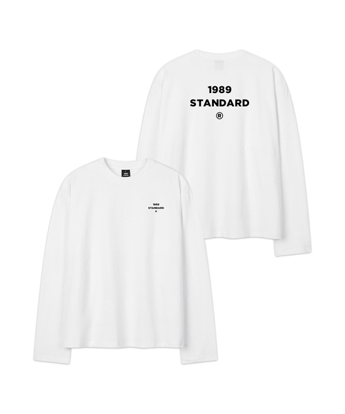 1989STANDARD(1989スタンダード)の「バックセンター クロップ ロングスリーブ(SKLSTD-0229)(Tシャツ/カットソー・メンズ・ライトグレー/バーガンディー/ブラック/ホワイト・MEDIUM/LARGE/X-LARGE)」の2枚目の写真
