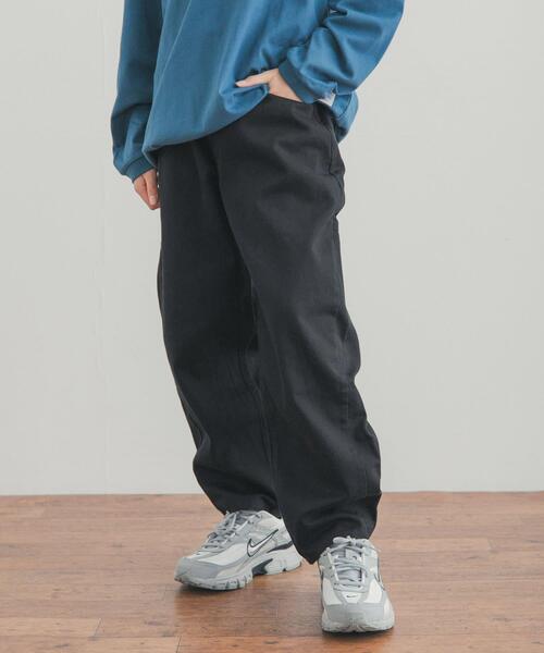 URBAN RESEARCH DOORS(アーバンリサーチドアーズ)の「『150サイズ』バレルパンツ(KIDS)(デニムパンツ・キッズ・ブラック/インディゴブルー・150)」の2枚目の写真