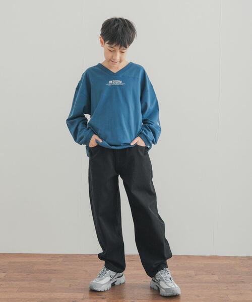URBAN RESEARCH DOORS(アーバンリサーチドアーズ)の「『150サイズ』バレルパンツ(KIDS)(デニムパンツ・キッズ・ブラック/インディゴブルー・150)」の9枚目の写真