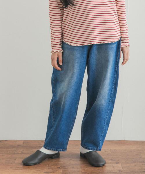 URBAN RESEARCH DOORS(アーバンリサーチドアーズ)の「『150サイズ』バレルパンツ(KIDS)(デニムパンツ・キッズ・ブラック/インディゴブルー・150)」の12枚目の写真