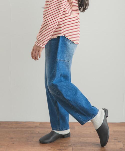 URBAN RESEARCH DOORS(アーバンリサーチドアーズ)の「『150サイズ』バレルパンツ(KIDS)(デニムパンツ・キッズ・ブラック/インディゴブルー・150)」の13枚目の写真