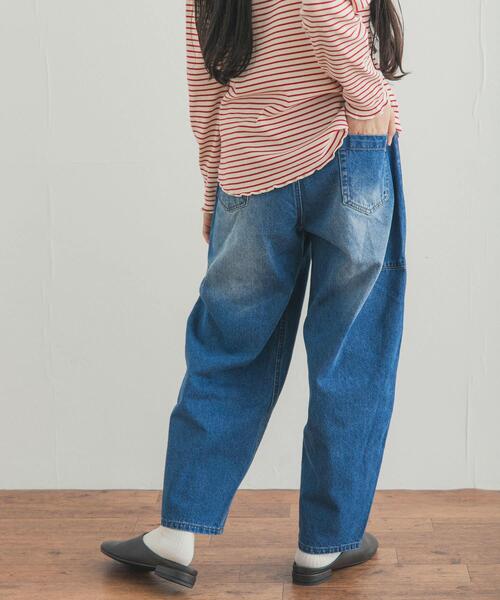 URBAN RESEARCH DOORS(アーバンリサーチドアーズ)の「『150サイズ』バレルパンツ(KIDS)(デニムパンツ・キッズ・ブラック/インディゴブルー・150)」の14枚目の写真