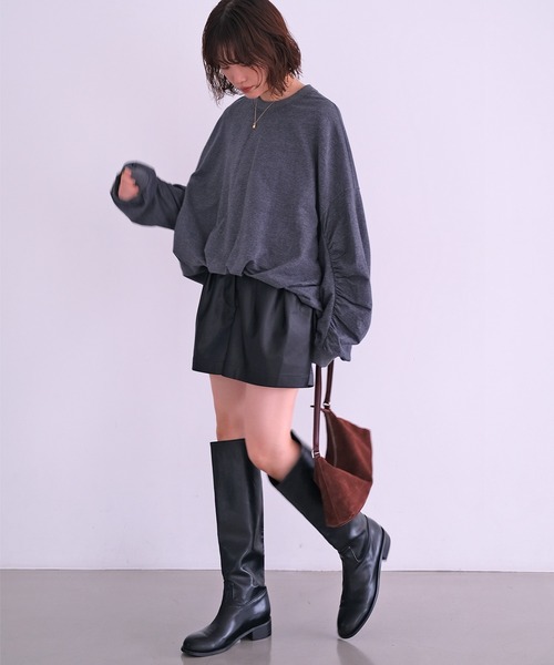 AKTE(アクテ)の「フェイクレザーショートパンツ(その他パンツ・レディース・ブラック・1/2)」の17枚目の写真