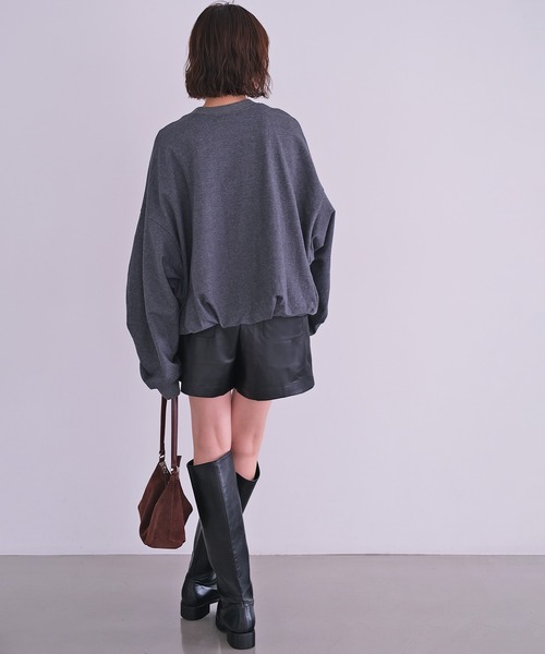 AKTE(アクテ)の「フェイクレザーショートパンツ(その他パンツ・レディース・ブラック・1/2)」の21枚目の写真