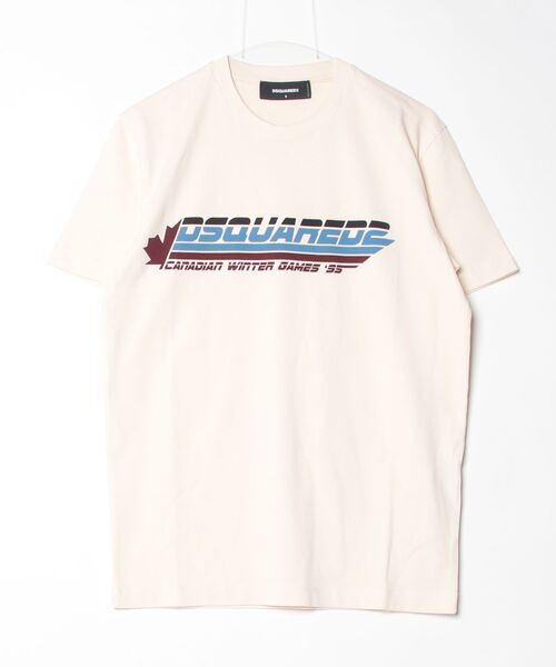 DSQUARED2(ディースクエアード)の「Cool Fit Tee/0262(Tシャツ/カットソー・メンズ・アイボリー・XL/L/M/S)」の1枚目の写真