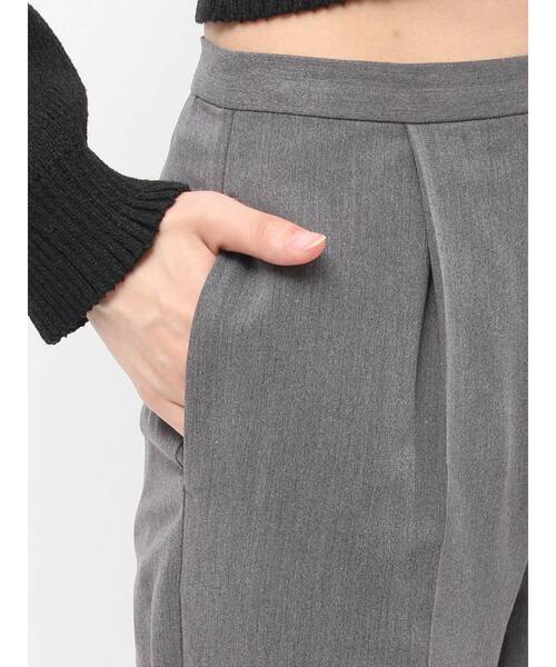 Ungrid(アングリッド)の「スカートレイヤードフレアパンツ(その他パンツ・レディース・ブラウン/グレー・MEDIUM/SMALL)」の5枚目の写真