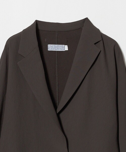 UNITED ARROWS & SONS by DAISUKE OBANA(ユナイテッドアローズアンドサンズバイダイスケオバナ)の「<D.O UNITED ARROWS BY DAISUKE OBANA for WOMEN>+10 D/SL JACKET 26AW/ジャケット(テーラードジャケット・レディース・ブラック/ダークブラウン・S/M)」の11枚目の写真