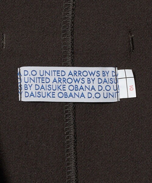 UNITED ARROWS & SONS by DAISUKE OBANA(ユナイテッドアローズアンドサンズバイダイスケオバナ)の「<D.O UNITED ARROWS BY DAISUKE OBANA for WOMEN>+10 D/SL JACKET 26AW/ジャケット(テーラードジャケット・レディース・ブラック/ダークブラウン・S/M)」の14枚目の写真