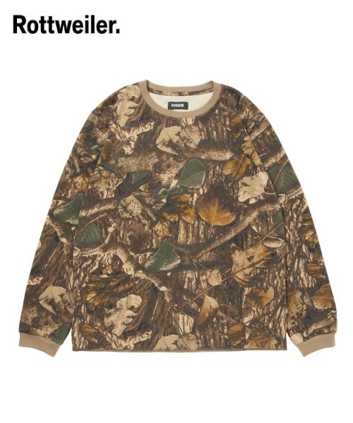 STYLISE（スタイライズ）の「【ROTTWEILER】R9 CAMO LS TEE / カモ [RW26A0620]（Tシャツ/カットソー・メンズ・カーキ・L/M）」の2枚目の写真