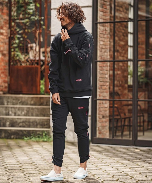 felkod(フィルコッド)の「mp15495- Back Fleece Easy Pants バックフリースイージーパンツ(F26F140)(その他パンツ・メンズ・ブラック/トップグレー・L/M/S)」の8枚目の写真