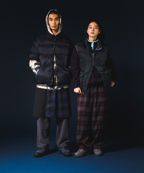 TAION(タイオン)の「『別注』TAION×EKAL ダウンベスト(ダウンベスト・メンズ・ダークグレー/カーキ・MEDIUM/LARGE)」の5枚目の写真