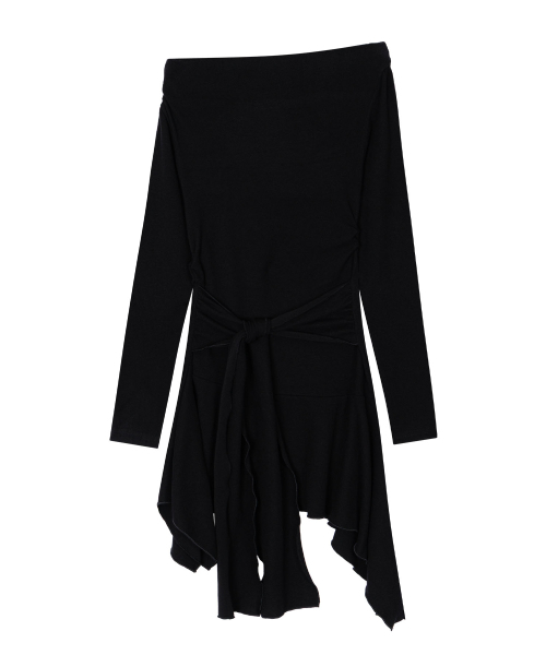 UGLY SHADOW(アグリーシャドウ)の「ルーシッドボートロングT(ブラック)(Tシャツ/カットソー・レディース・その他・SMALL/MEDIUM)」の1枚目の写真