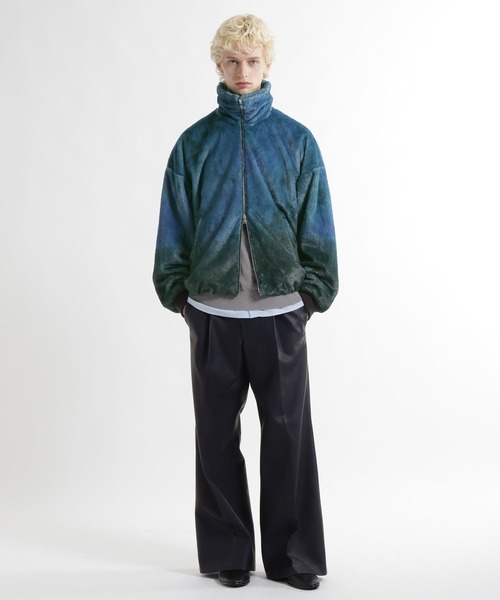 HARE(ハレ)の「コンパクトファーブルゾン(HARE)(ブルゾン・メンズ・ブルー系その他/グレー/ブラック・SMALL/MEDIUM)」の17枚目の写真
